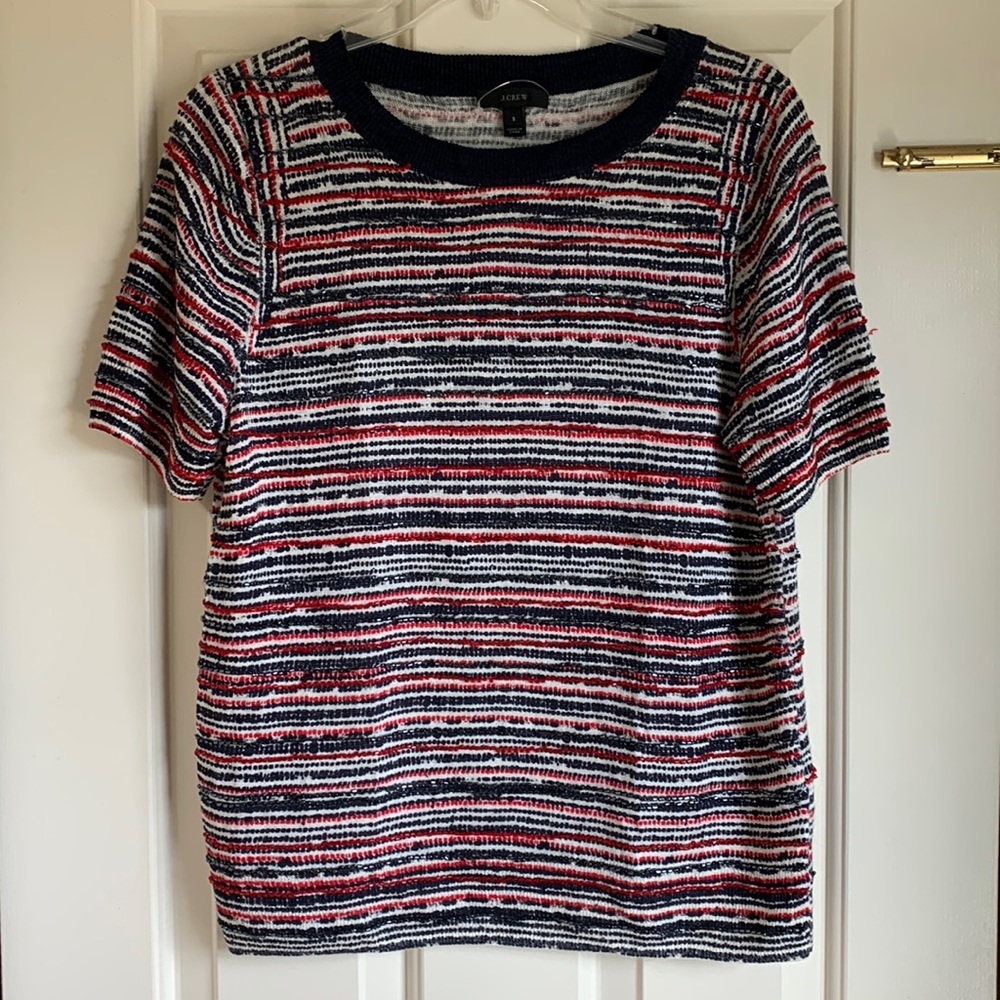 J. Crew Beaded sweater top